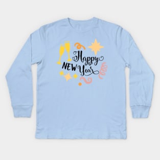 Happy New Year 04 Kids Long Sleeve T-Shirt